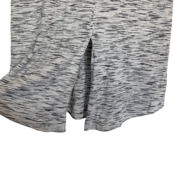 Lululemon Gray Space Dye Racerback Tank Top Open Back Split Detail Womens Small - Picture 6 of 8